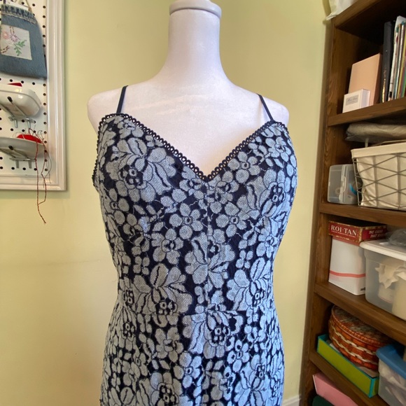 Cynthia Steffe Spaghetti Strap Dress Sz 12 - Picture 5 of 7